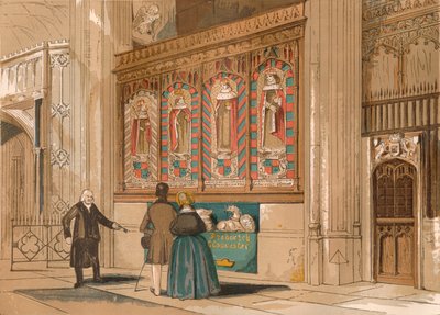 Painted Screen, St. Georges Chapel, c1845, 1864 tekijältä Unbekannt