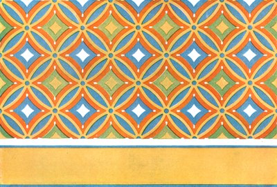 Maalattu katto Amenemhetin haudassa Thebassa, Egyptissä, 1928. tekijältä Unbekannt