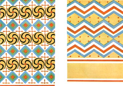 Maalatut katot Amenemhebin haudassa Thebassa, Egyptissä, 1928. tekijältä Unbekannt