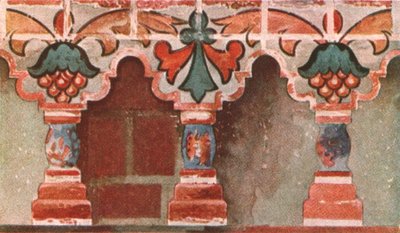 Maalattu galleria Johannes Kastajan kirkossa Toltshkovossa Jaroslawissa, Venäjällä, c1695, 1928. tekijältä Unbekannt
