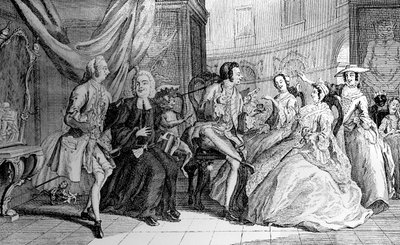 Muodikas maalaus, 1748 tekijältä Unbekannt