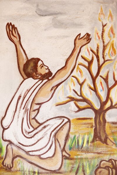 Maalaus Our Lady of Togo -kirkossa: Palava pensas, Togoville, Togo tekijältä Unbekannt