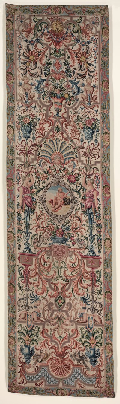 Pari käsityösängyn verhoilua, c. 1690. tekijältä Unbekannt