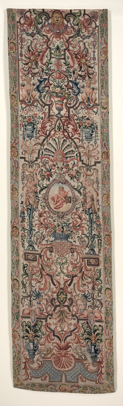 Pari käsityösängyn verhoilua, c. 1690. tekijältä Unbekannt