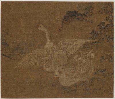 Kotimaan hanhipari, mahdollisesti Ming-dynastia, 1368-1644. tekijältä Unbekannt