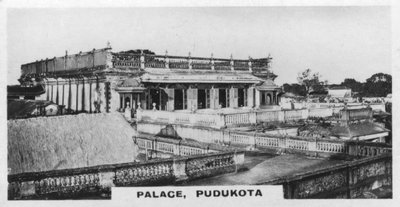 Palace, Pudukottai, Tamil Nadu, Intia, 1925 tekijältä Unbekannt
