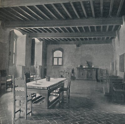 Palazzo Davanzati, päähuone kolmannessa kerroksessa, 1928 tekijältä Unbekannt