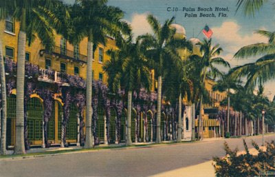 Palm Beach Hotel, Palm Beach, Fla., 1940-luku tekijältä Unbekannt