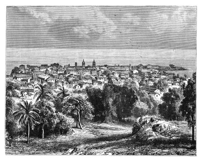 Panama City Mount Anconista, vuodelta 1890 tekijältä Unbekannt