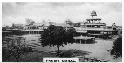 Panch Mahal, Fatehpur Sikri, Agra, Intia, 1925 tekijältä Unbekannt