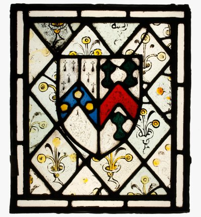Paneeli Heraldic Shield of Johnson, Brittiläinen, noin. 1500. tekijältä Unbekannt