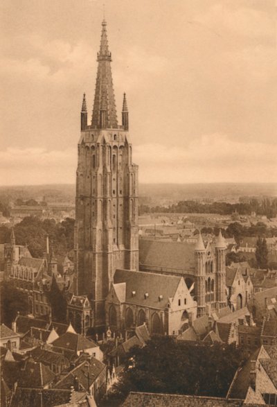 Panoraama ja Notre-Damen kirkko, 1928 tekijältä Unbekannt