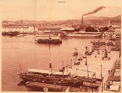 Panoraama Quaisista Toulonissa, 1930. tekijältä Unbekannt