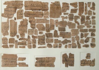 Papyrusfragmentit, kopti, 7. vuosisata. tekijältä Unbekannt