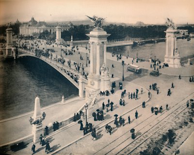 Pariisi. - Aleksanteri III:n silta. -LL, c1910. tekijältä Unbekannt