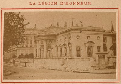 Paris Commune (1871): näkymä Palais de la Legion d