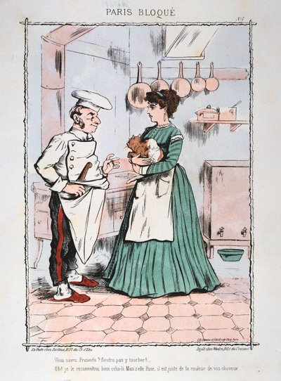 Pariisi piiritetty, 1870-1871. tekijältä Unbekannt