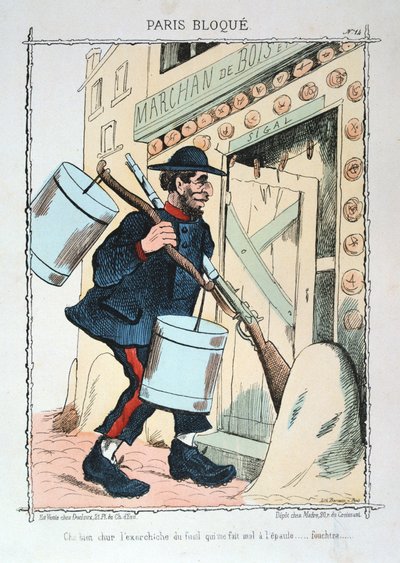 Pariisi piiritetty, 1870-1871. tekijältä Unbekannt