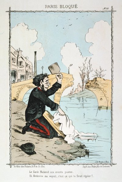 Pariisi piiritetty, 1870-1871 tekijältä Unbekannt