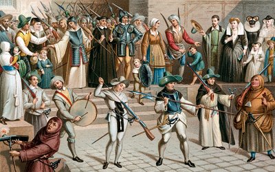 Pariisi La Liguen liigan aikana, 1590 1800-luku tekijältä Unbekannt
