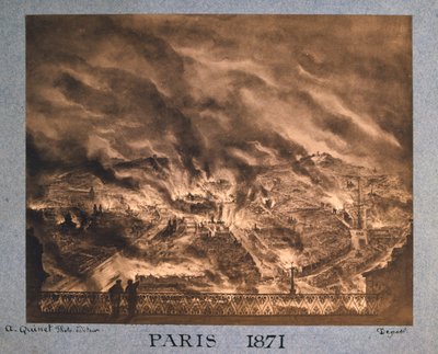 Pariisi liekeissä, 1871 tekijältä Unbekannt
