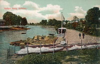 Parkers Ferry, Surbiton, c1907 tekijältä Unbekannt