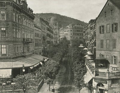 Parkstrasse, Carlsbad, Tšekkoslovakia, 1895. tekijältä Unbekannt