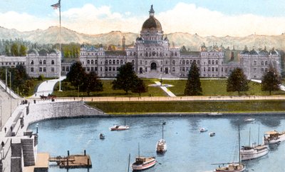 Parlamenttirakennukset, Victoria, Brittiläinen Kolumbia, Kanada, 1900-luku tekijältä Unbekannt