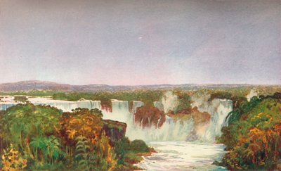 Osittainen näkymä Iguassun putouksille, 1914. tekijältä Unbekannt