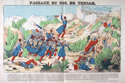 Passage du Col Teniah, Algerian valloitus, 12. toukokuuta 1840, Ranska 19C tekijältä Unbekannt