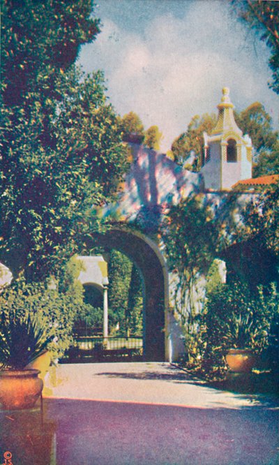 Valokuvauksen palatsin patio, n. 1935 tekijältä Unbekannt