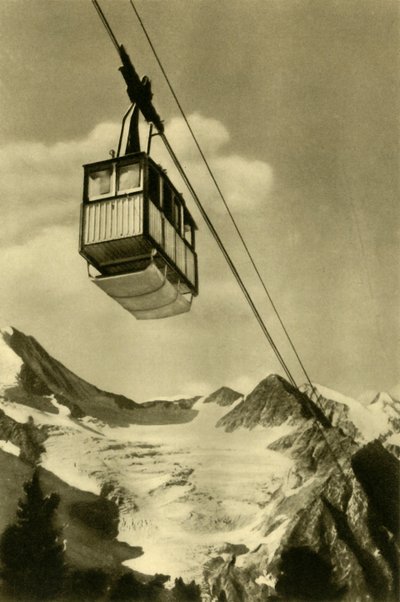 Patscherkofelbahn, Innsbruck, Tiroli, Itävalta, 1935. tekijältä Unbekannt