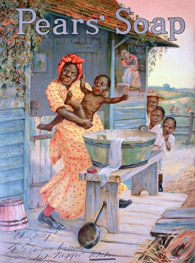 Päärynäsaippuamainos, 1901 tekijältä Unbekannt