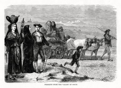 Talonpojat Ossunin laaksosta Ranskasta, 1879 tekijältä Unbekannt