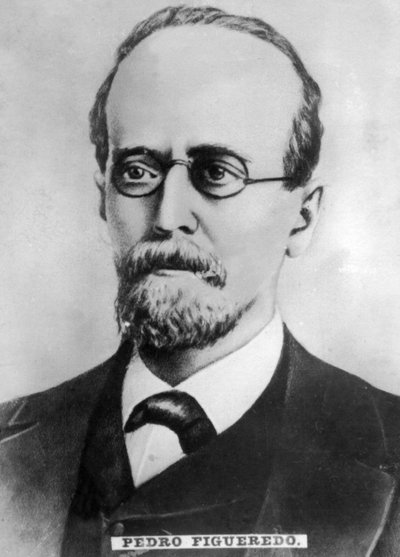 Pedro Felipe Figueredo 1818-1870, kuubalainen runoilija, muusikko ja vapaustaistelija, c1910 tekijältä Unbekannt