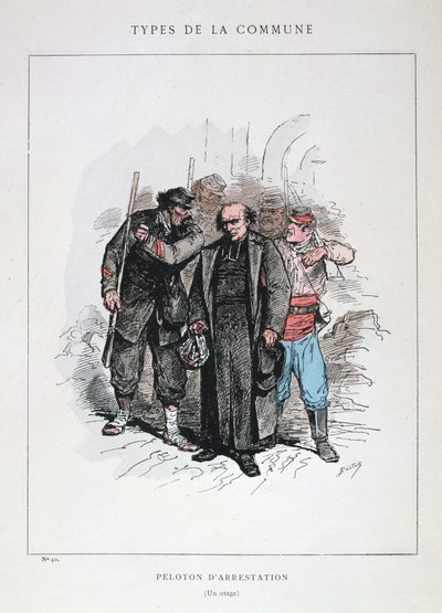 Pidätysryhmä, Pariisin kunta, 1871 tekijältä Unbekannt