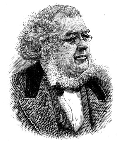Peter Christian Asbjornsen 1812-1885, norjalainen folkloristi ja luonnontieteilijä tekijältä Unbekannt