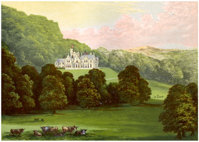 Philiphaugh, Selkirkshire, Skotlanti, Baronet Murrayn koti, 1880 tekijältä Unbekannt