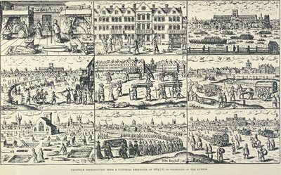 Kuvallinen esitys Suuresta Ruttosta, 1665 tekijältä Unbekannt