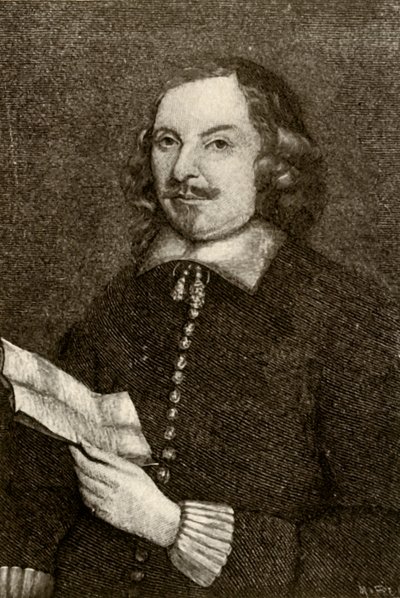 Kuva Edward Winslowsta, puritanisessa mekossa, 1644, 1937. tekijältä Unbekannt