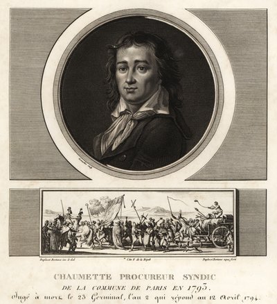 Pierre Gaspard Chaumette, Kommuunin syndikaattinen syyttäjä, ateisti tekijältä Unbekannt