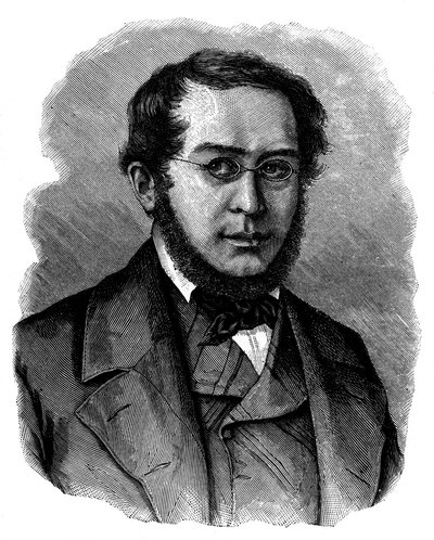Pierre Joseph Proudhon, 1800-luvun ranskalainen sosialisti-anarkisti ja toimittaja tekijältä Unbekannt