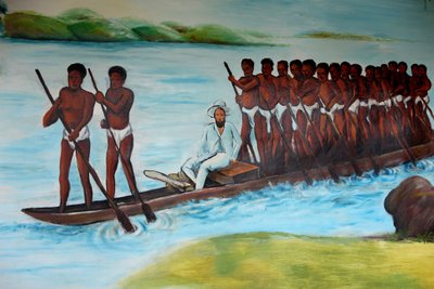 Pierre Savorgnan de Brazza maalaus Brazzaville Kongossa tekijältä Unbekannt