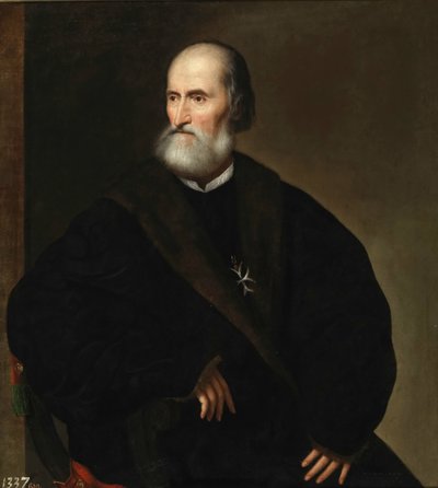 Pietro Bembo Knights Hospitallerin edeltäjänä, noin 1537. tekijältä Unbekannt