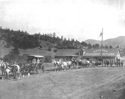 Pikes Peak Toll Road, Colorado, USA, c1900. tekijältä Unbekannt