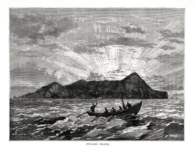 Pitcairn Island, Tyynimeri, 1877 tekijältä Unbekannt