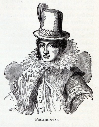 Pocahontas, 1882 tekijältä Unbekannt