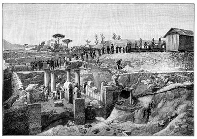 Pompeji, Italia, 1900 tekijältä Unbekannt