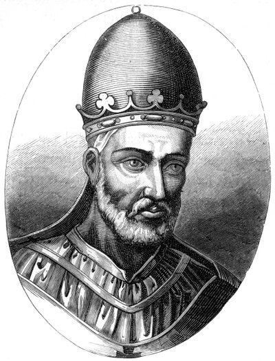 Paavi Honorius III 1148-1227, 1849 tekijältä Unbekannt