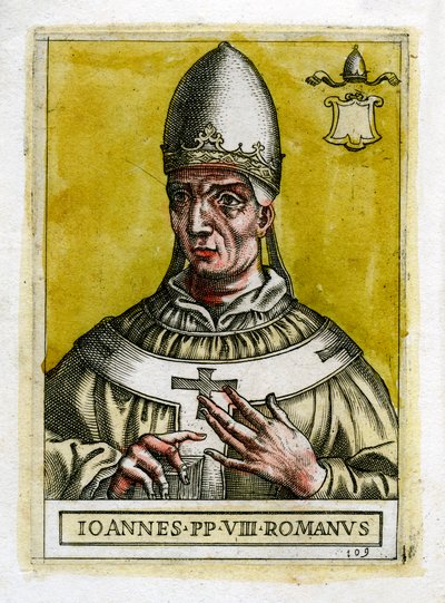 Paavi Johannes VIII tekijältä Unbekannt